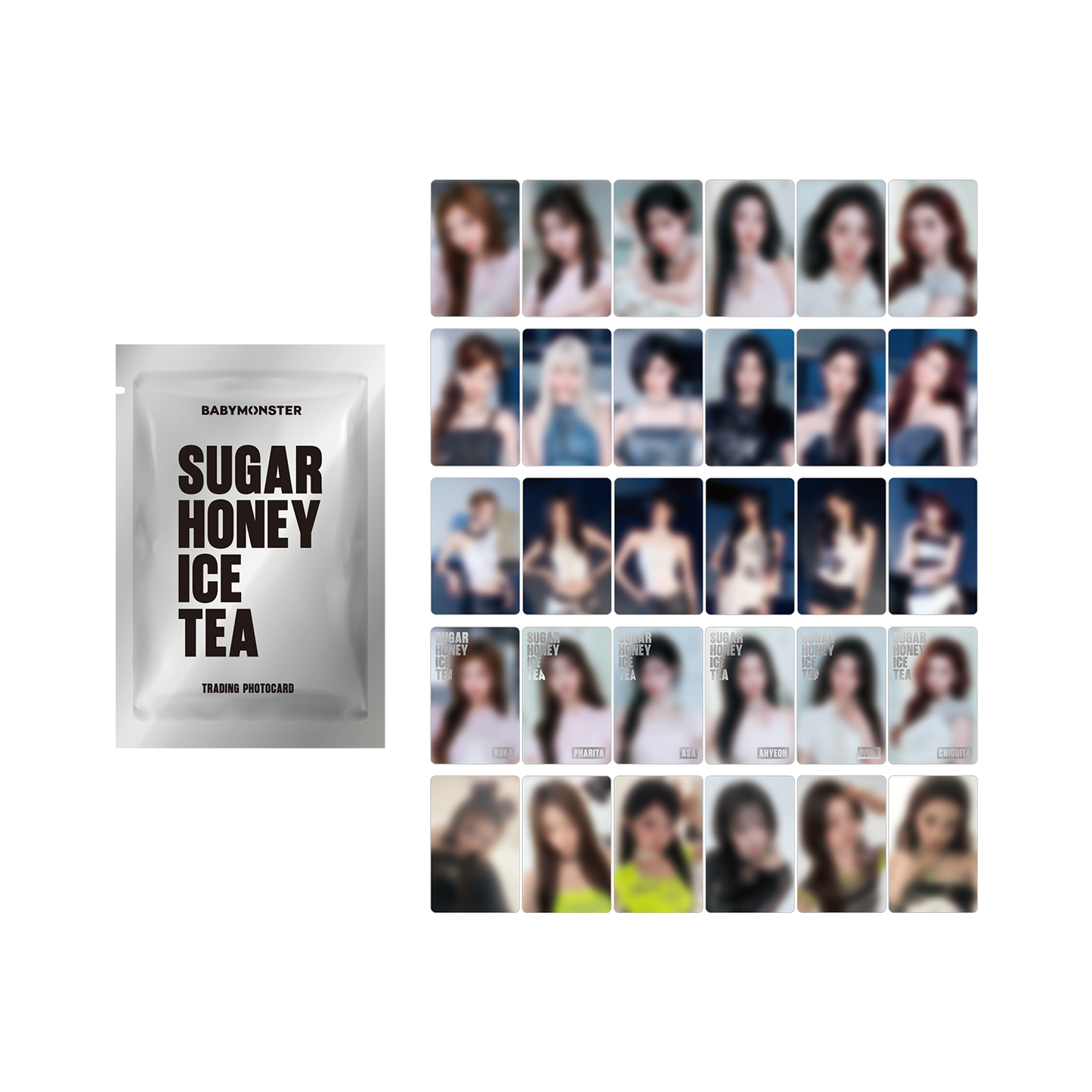 [PRE-ORDER]  BABYMONSTER - [SUGARHONEY] TRADING PHOTOCARD