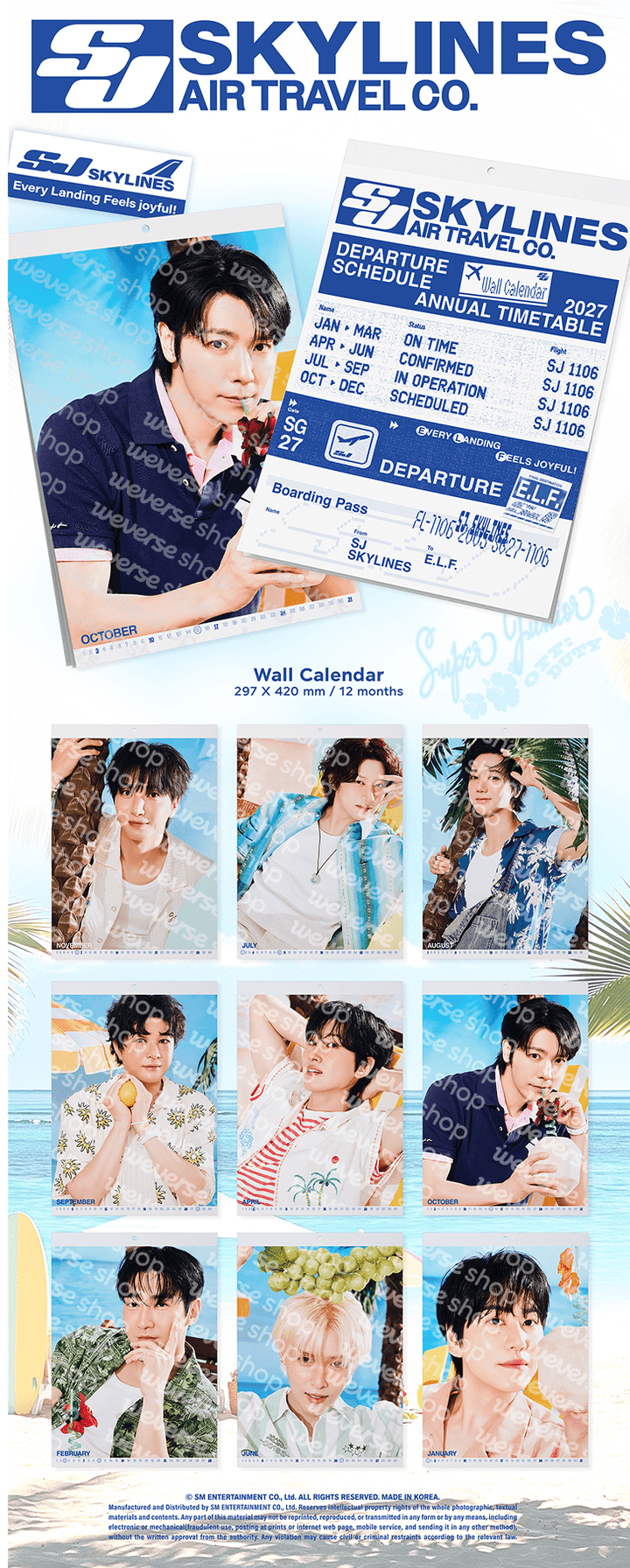 [PRE-ORDER] SUPER JUNIOR - 2027 Season's Greetings