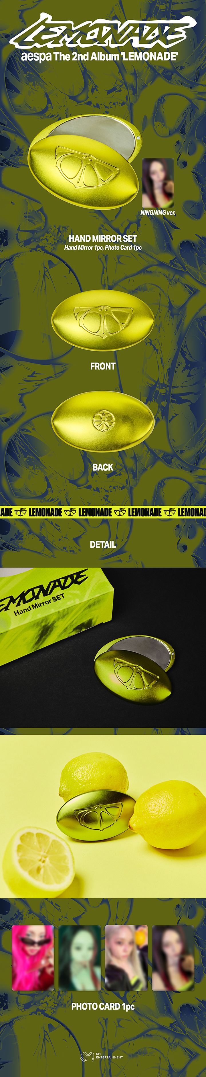 [PRE-ORDER] AESPA - [aespa WEEK - MAKE IT LEMONADE MD] HAND MIRROR SET