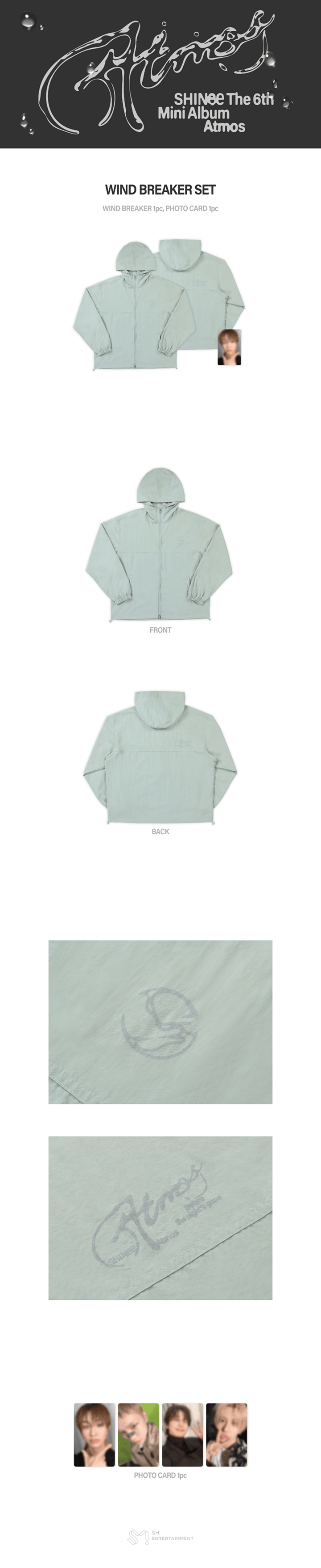 [PRE-ORDER] SHINee - 6th Mini Album [Atmos] WIND BREAKER SET