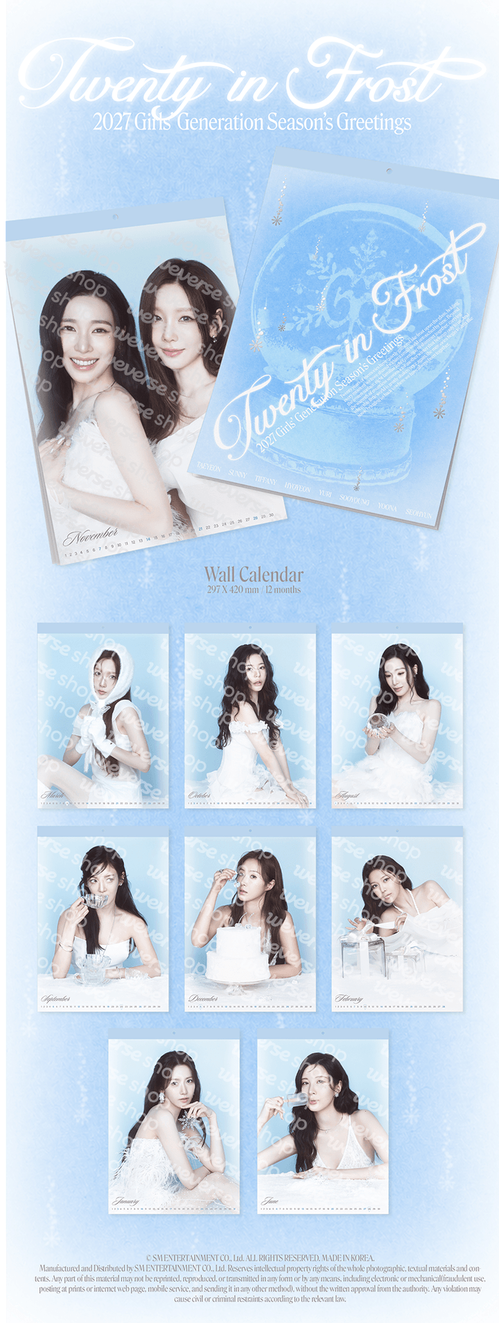 [PRE-ORDER] Girls’ Generation - 2027 Season’s Greetings