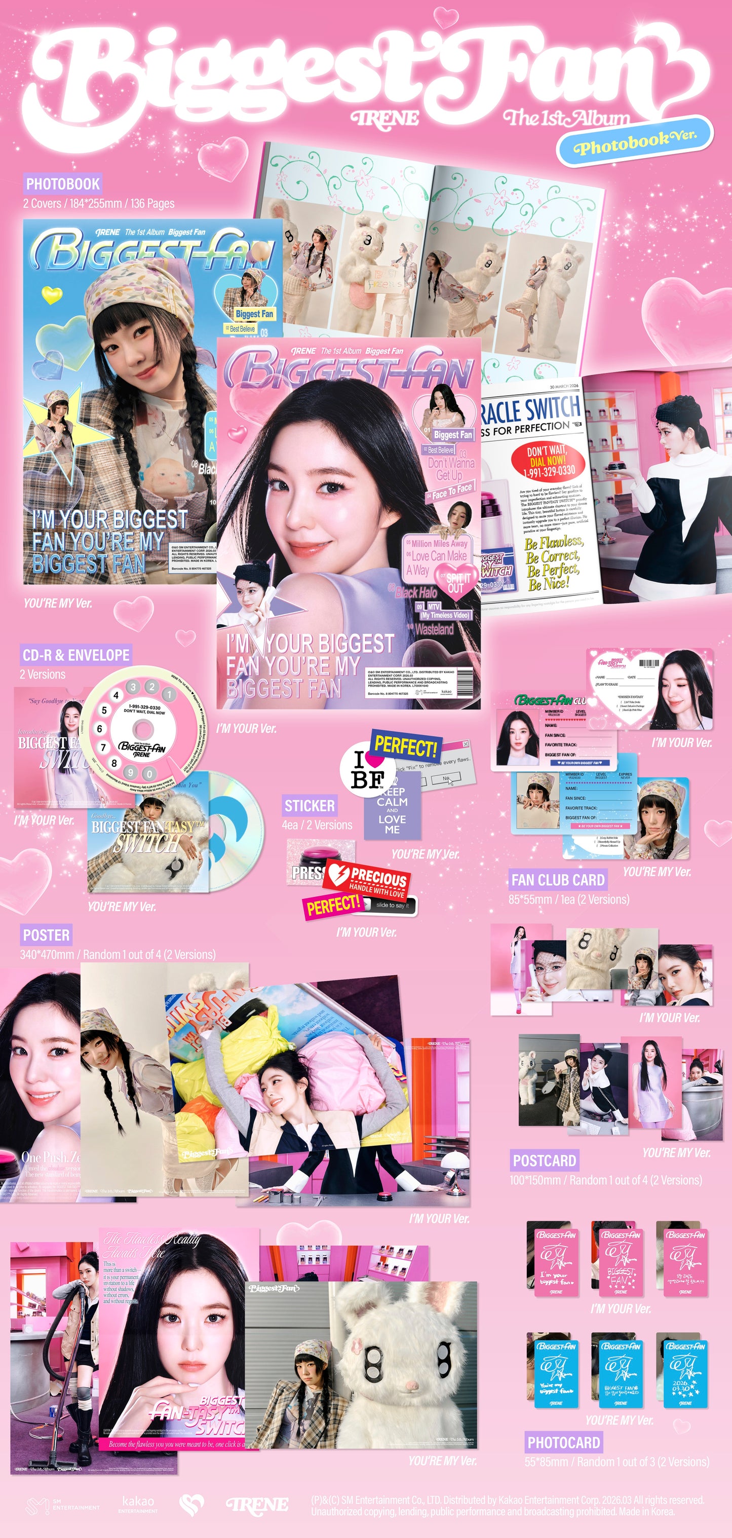 [PRE-ORDER] IRENE - 1st Album [Photobook Ver]