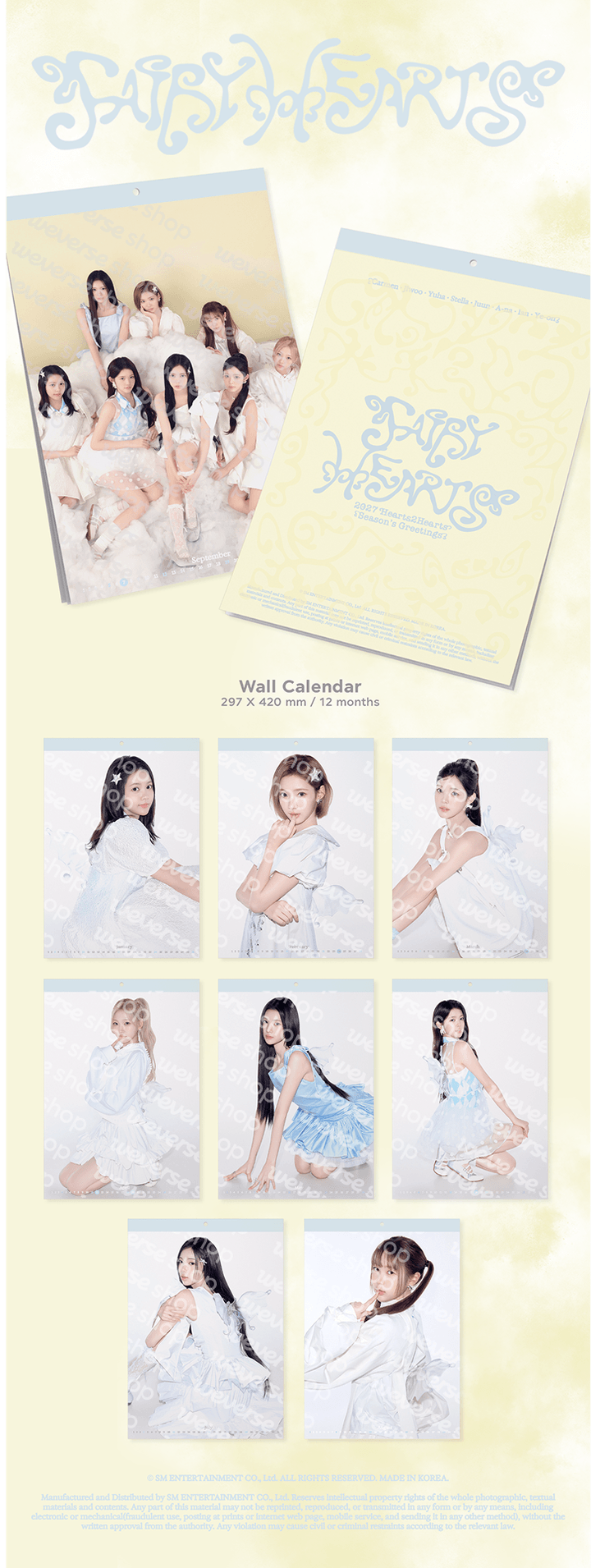 [PRE-ORDER] Hearts2Hearts - 2027 Season’s Greetings