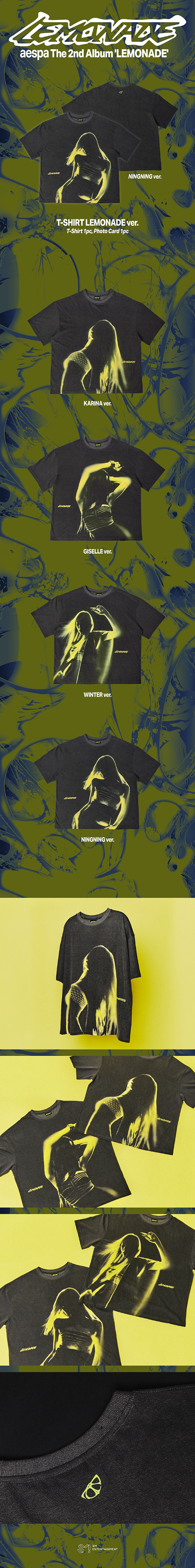 [PRE-ORDER] AESPA - [aespa WEEK - MAKE IT LEMONADE MD] T-SHIRT_LEMONADE ver.