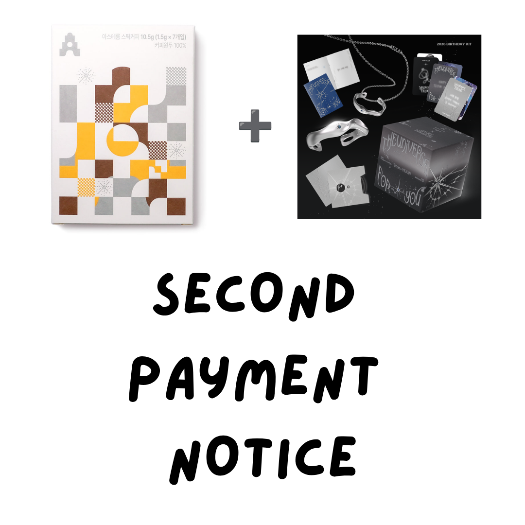 [SECOND PAYMENT] PLAVE - YEJUN BIRTHDAY KIT + ASTERUM STICK COFFEE
