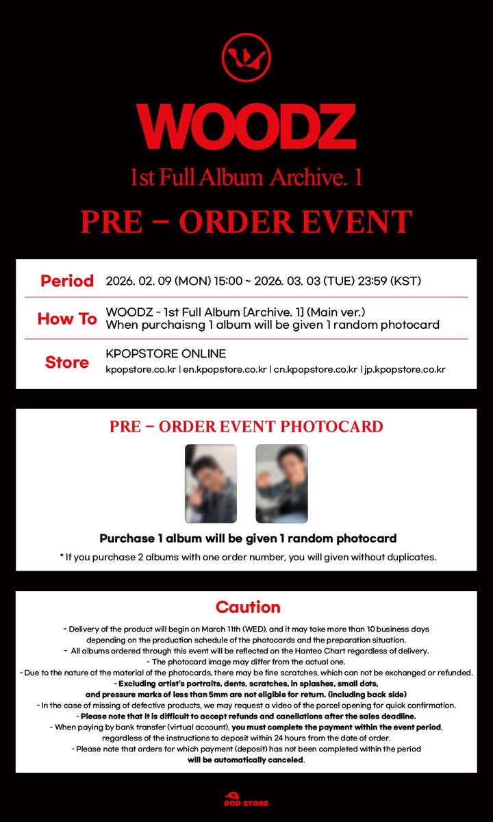 [PRE-ORDER] WOODZ 1st Album [Archive. 1] (Main Ver.)