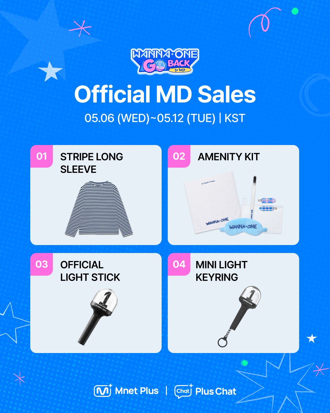 [PRE-ORDER] <WANNA ONE GO : Back to Base> OFFICIAL MD