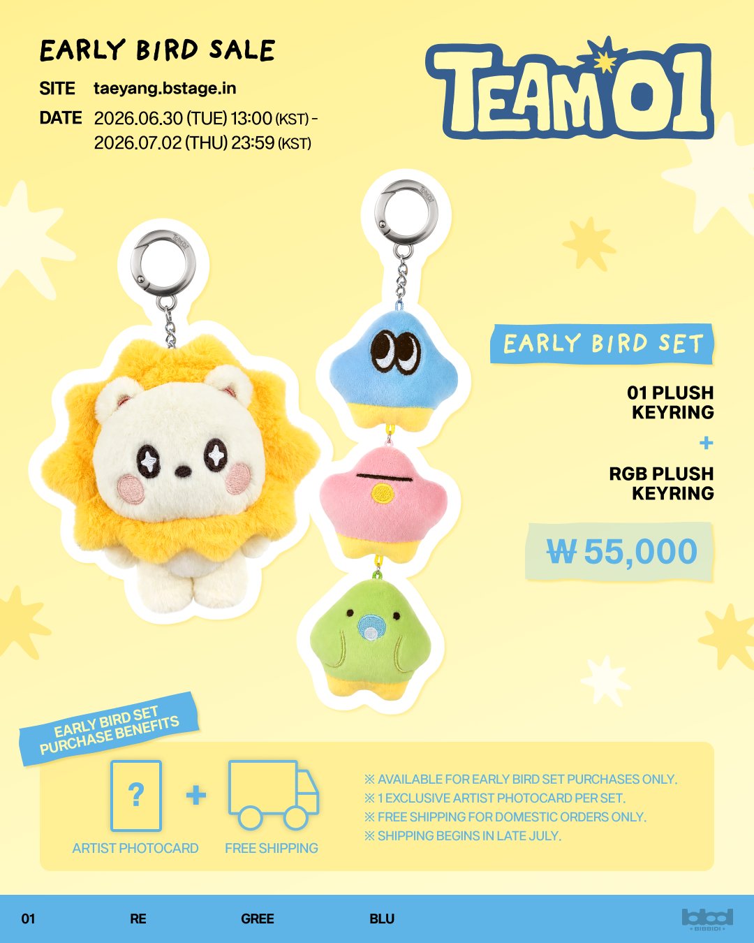 [PRE-ORDER] TAEYANG - TEAM01 OFFICIAL MERCH