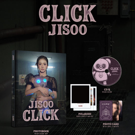 [PRE-ORDER] JISOO - Single Album [CLICK] PHOTOBOOK VER.