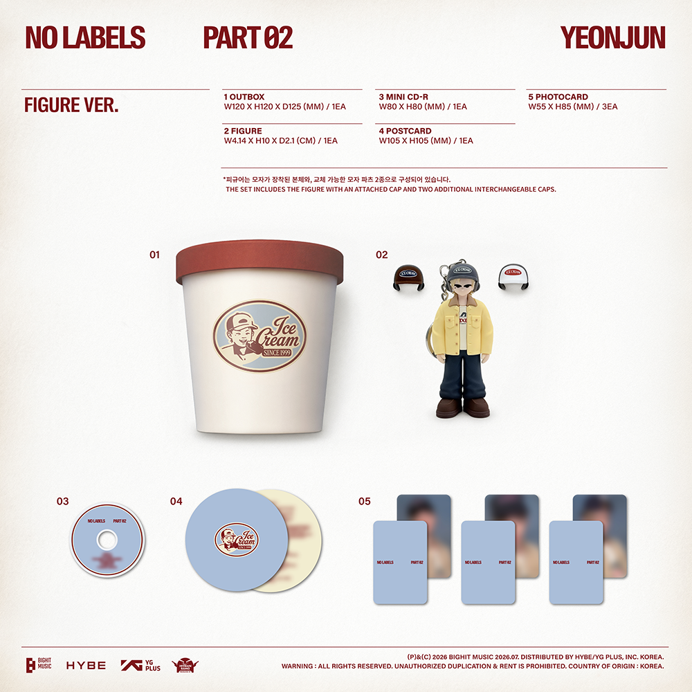 [PRE-ORDER] YEONJUN - [NO LABELS: PART 02] (Figure Ver.)