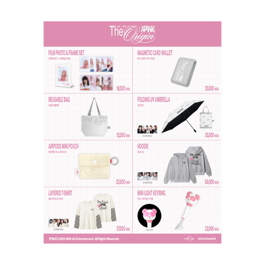 [PRE-ORDER] APINK - 8th Concert <The Origin : APINK> ONLINE MERCH