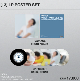 [PRE-ORDER] G-DRAGON ‘FAM’ MEETING OFFICIAL MD (ONLINE)
