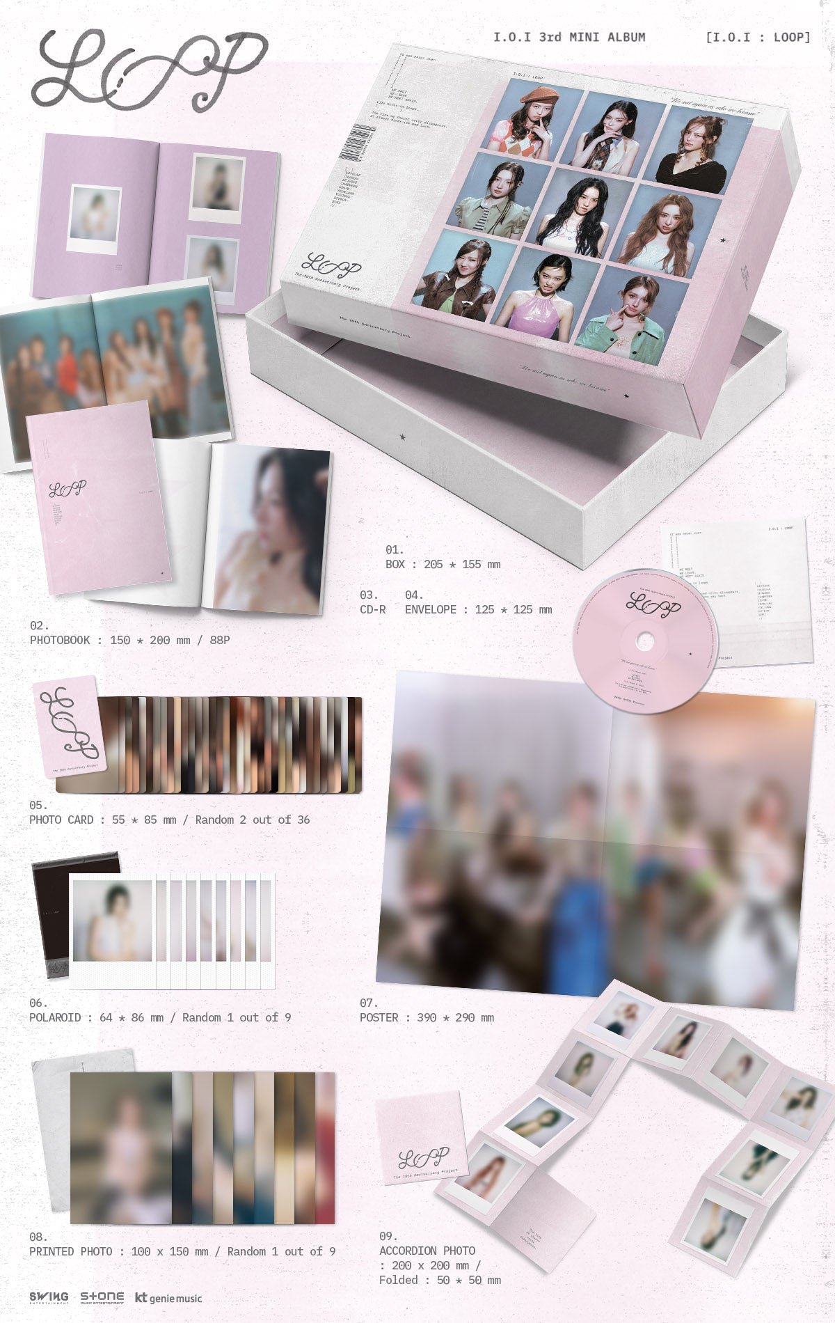 [PRE-ORDER] I.O.I 3rd MINI ALBUM [I.O.I : LOOP]