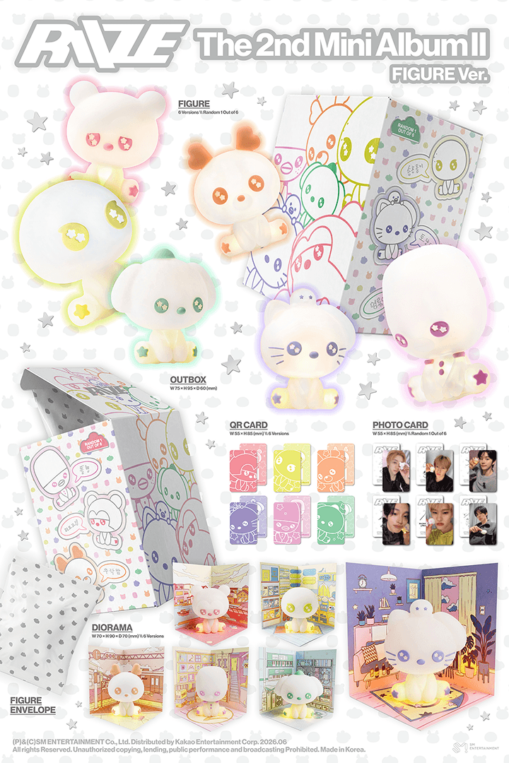[PRE-ORDER] RIIZE - The 2nd Mini Album [II] (Figure Ver.) (SMART ALBUM)