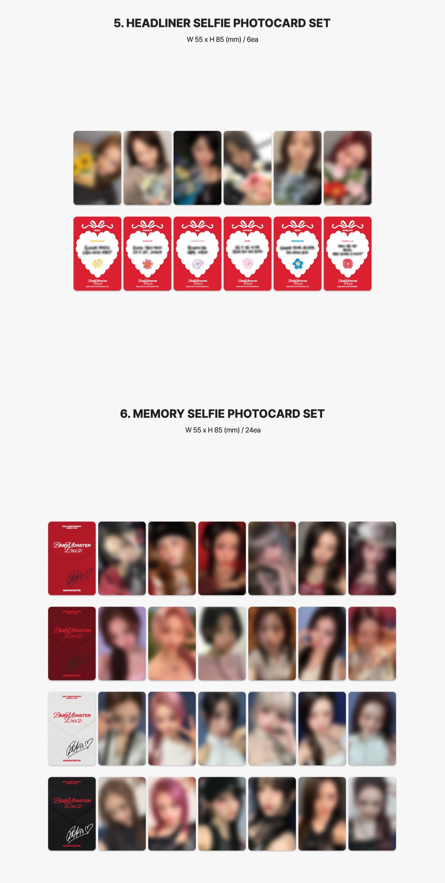 [PRE-ORDER] BABYMONSTER : ERA II | BABYMONSTER 2nd Anniversary Memory Pack
