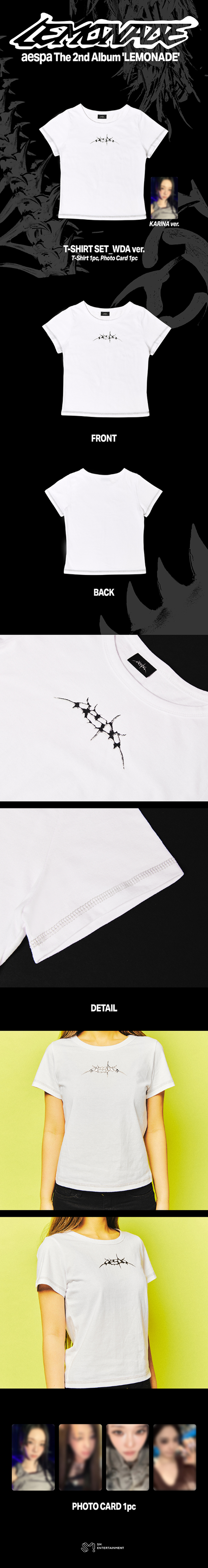 [PRE-ORDER] AESPA - [aespa WEEK - MAKE IT LEMONADE MD] T-SHIRT SET_WDA ver.
