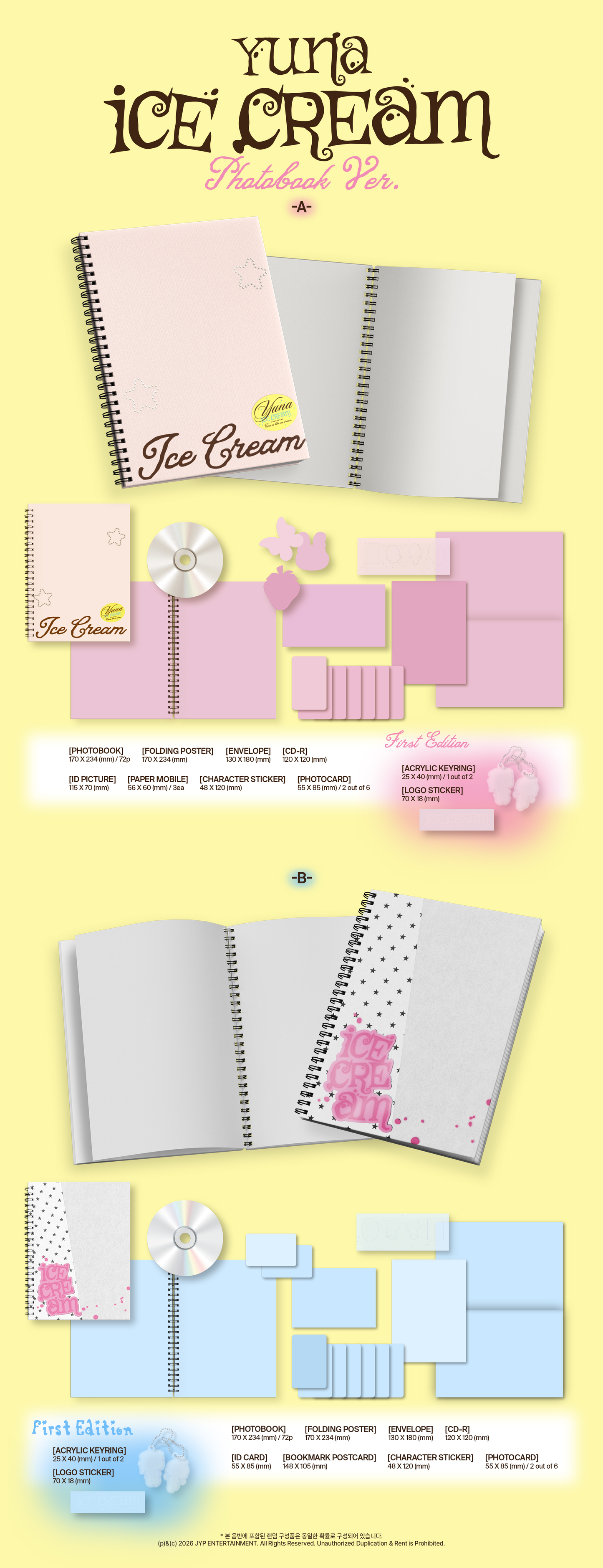 [PRE-ORDER] ITZY YUNA <Ice Cream> PHOTOBOOK Ver
