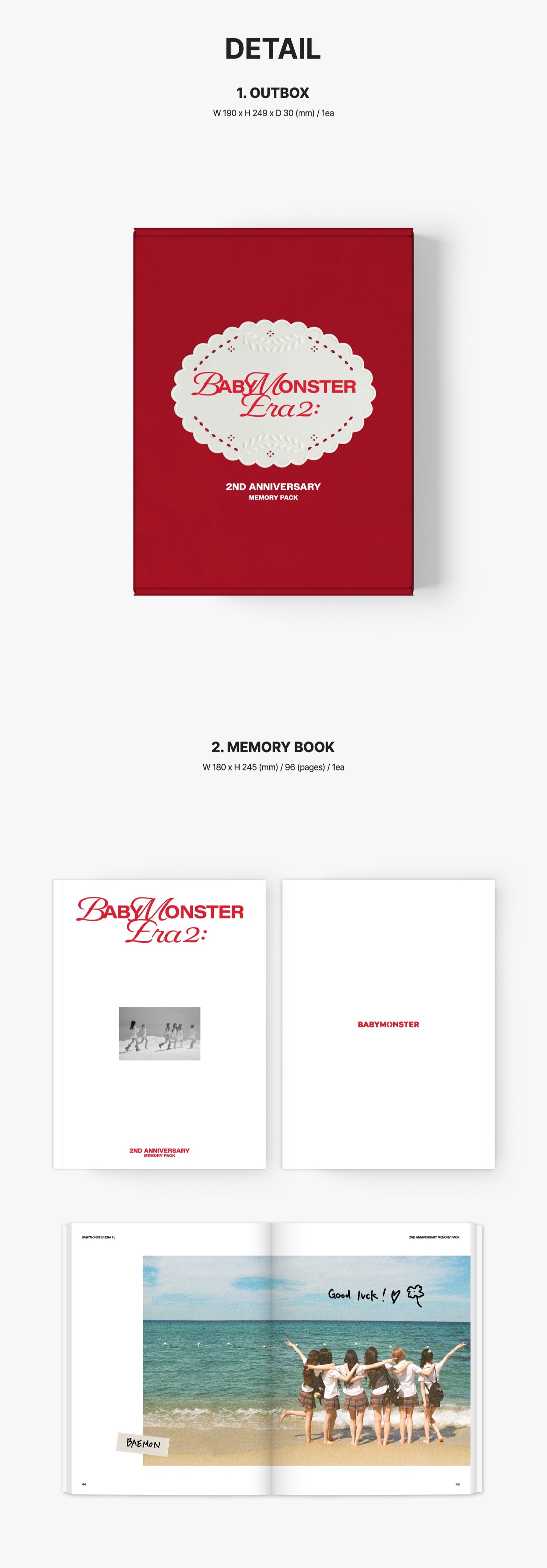 [PRE-ORDER] BABYMONSTER : ERA II | BABYMONSTER 2nd Anniversary Memory Pack