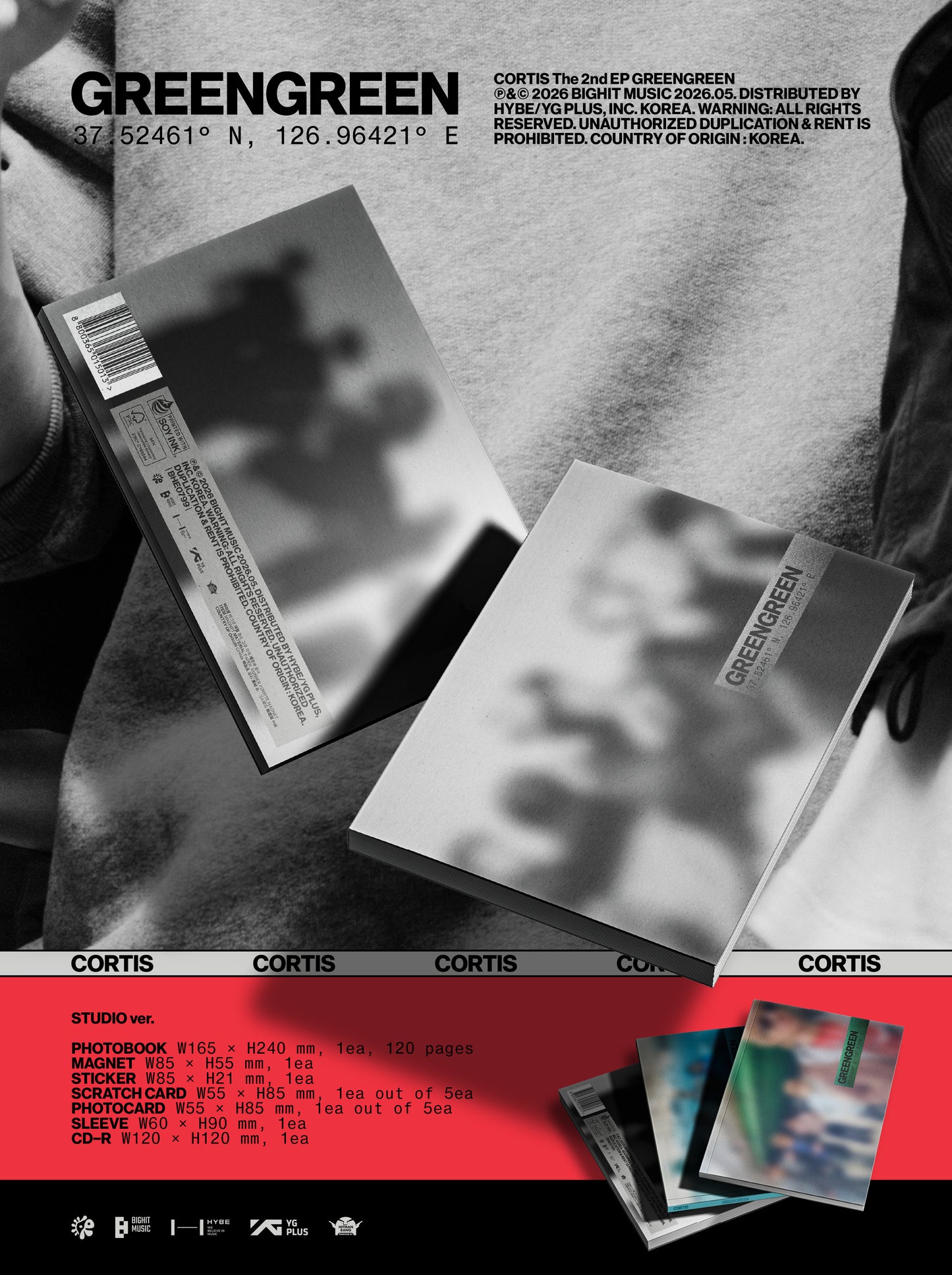 [READY STOCK] CORTIS  2nd EP Album [GREENGREEN] (Regular Album Ver.)