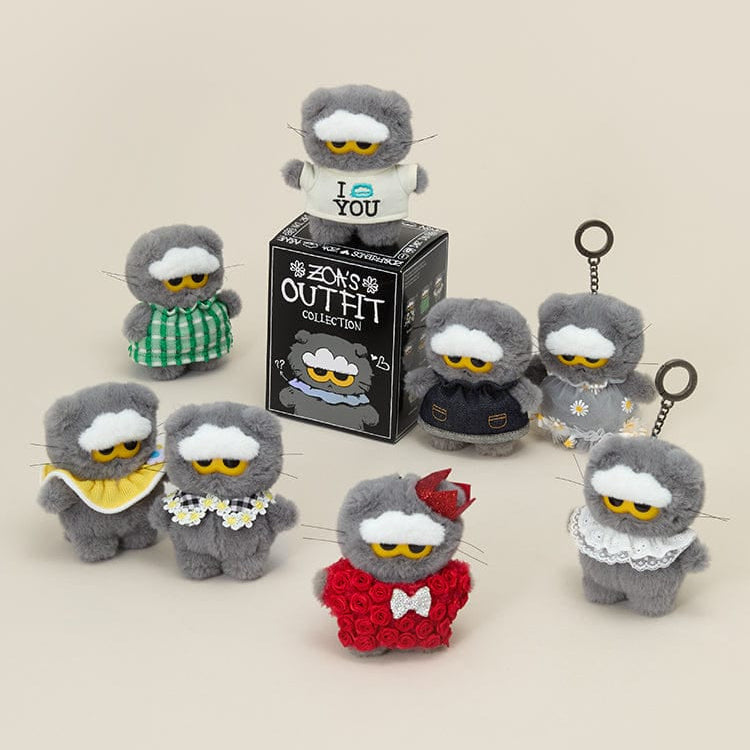 [READY STOCK] ZO&FRIENDS ZOA RANDOM PLUSH KEYRING LUCKY SHOP